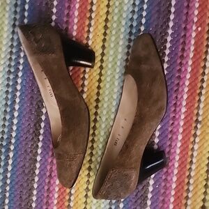 Bottega Veneta Brown Suede Heels Size 8